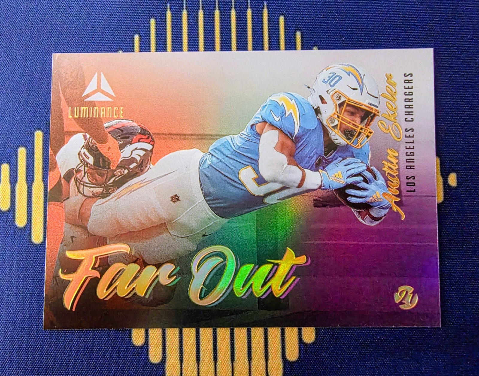 2021 Luminance Far Out AUSTIN EKELER SSP Case Hit Chargers RARE