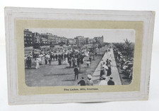 Ladies Mile Southsea Postcard Photo 1910s Promenade People Scene