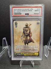 2023 WEISS SCHWARZ JPN DISNEY100 SOLITARY BOUNTY HUNTER, THE MANDALORIAN PSA 10