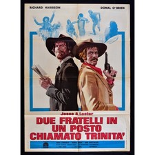 manifesto DUE FRATELLI IN UN POSTO CHIAMATO TRINITA' richard harrison A303