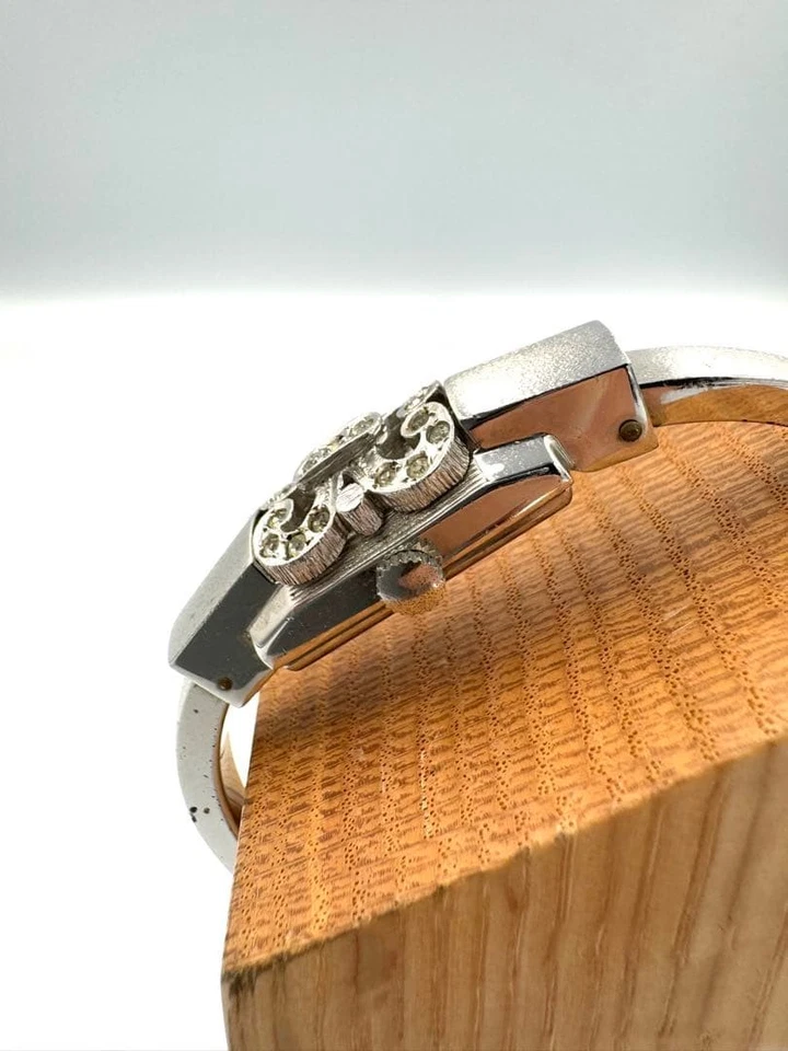 Brazalete Reloj Chandler INCABLOC 17 J Cuerdo a Mano Auténtico Popular Raro Japón Foto 4 de 4