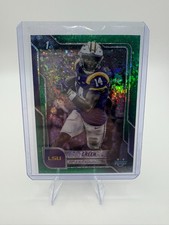 2025 Bowman Chrome Uni Trey'dez Green Green Mini Diamond Refractor /99 #96