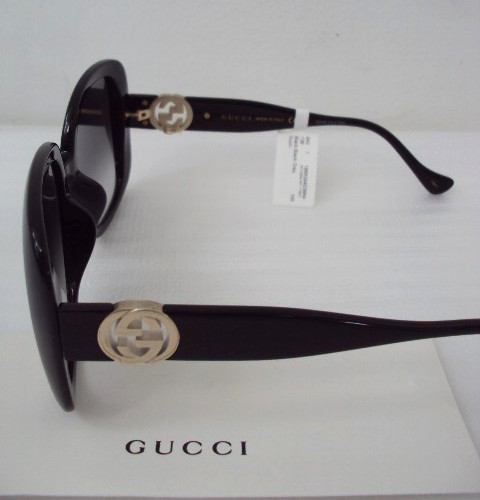 NEW TAG! GUCCI GG1029SA BLACK W/ GRADIENT GREY LENS OVERSIZED SUNGLASSES $500 thumbnail 7
