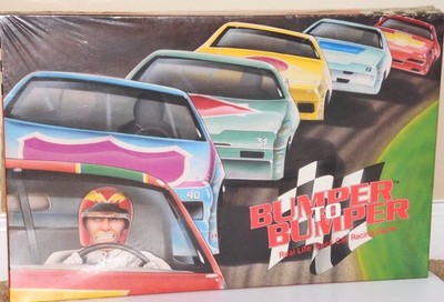 BUMPER TO BUMPER REAL LIFE STOCK CAR RACING GAME 1991 VINTAGE NEW SEALED RARE!!