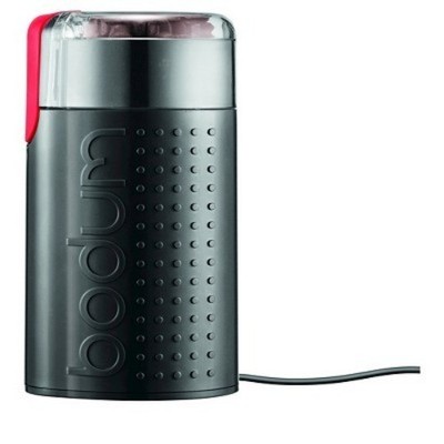 Bodum Bistro Electric Coffee Grinder Black: Blade Grind, Medium to Extra Fine