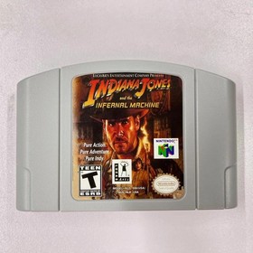 Indiana Jones and the Infernal Machine - Nintendo 64 (N64) Vintage cartridge