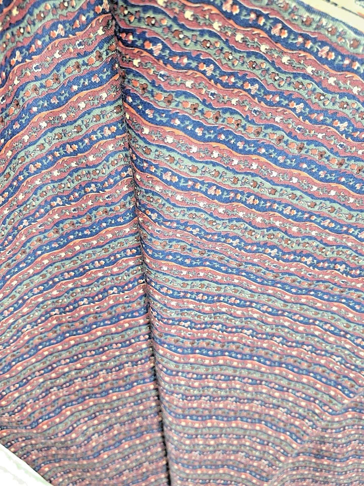 3 Yards Cotton Fabric 44" Wide Cranston Striped Sewing Quilting Vintage - Image 4 of 4