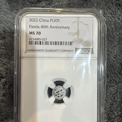 2022 China Pt30Y Panda Coin MS70 40th Anniversary NGC Certified | eBay
