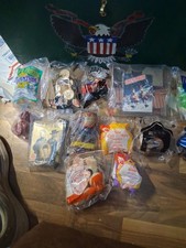 Lot Of 15 Vintage McDonald  s Happy Meal Toys - Burger King Taco Bell All 90s
