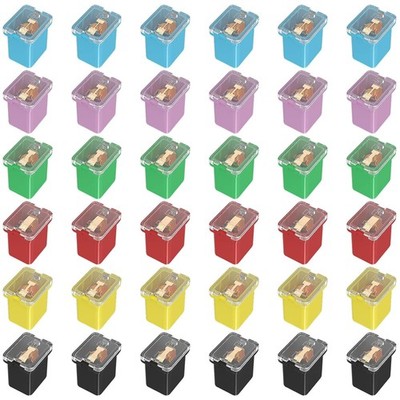 Joinfworld 36Pcs Jcase Fuse Assortment Kit Automotive Low Profile Box Shaped... 