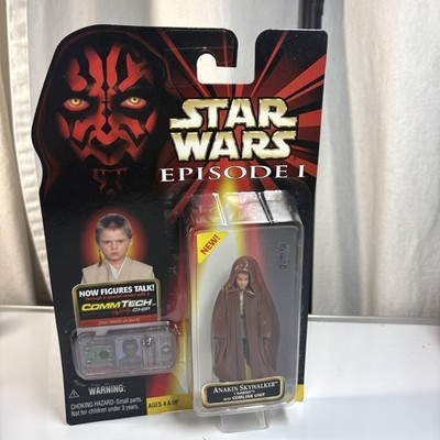 Star Wars Anakin Skywalker Actionfigur Neu in Verpackung Episode 1 Naboo Comlink Einheit & Chip