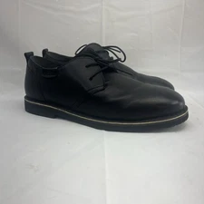 Propét Men's Size 13 Shoes MCX022L Rubber Sole Black Uppear Leather Formal