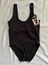 NEW Maidenform Smoothing Seamless Plunge Bodysuit DMS103 Black Women Size Xlarge
