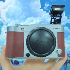 Fujifilm Fuji X-A3 24.2 MP Mirrorless Digital Camera - Brown Body Only English