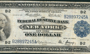 $1 1918 The Federal Reserve Bank of New York ** PAPER CURRENCY AUCTIONS
