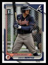 Diego Benitez 2024 Bowman Prospect 1ST ROOKIE RC #BP-39 Atlanta Braves (RC)