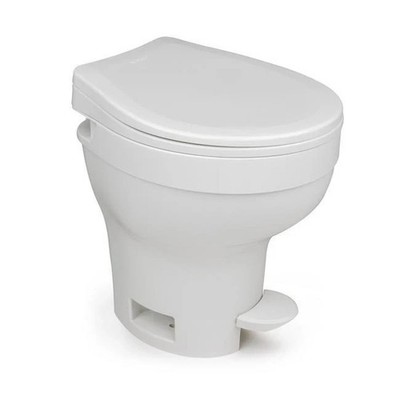 American Motorhome RV Thetford AM6 Pedal Flush High Profile Toilet 31835 White