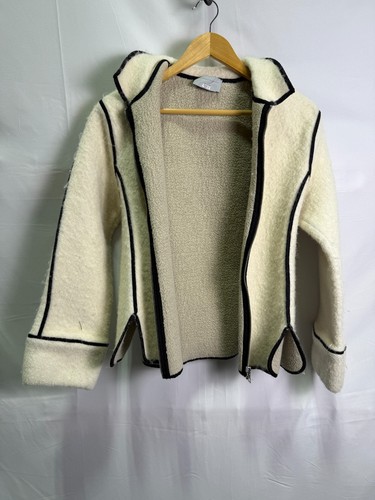 Modern Citizen White Madison Shearling Jacket Size M