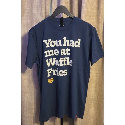 Chick-fil-A You Had Me At Waffle Fries Graphic T-Shirt Women's Size Medium