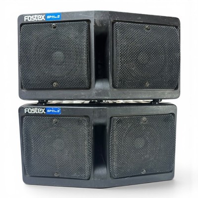 Vintage Fostex SP11 Mkii Passive Monitor Speakers Pair of MK2 200w 8 Ohms Black