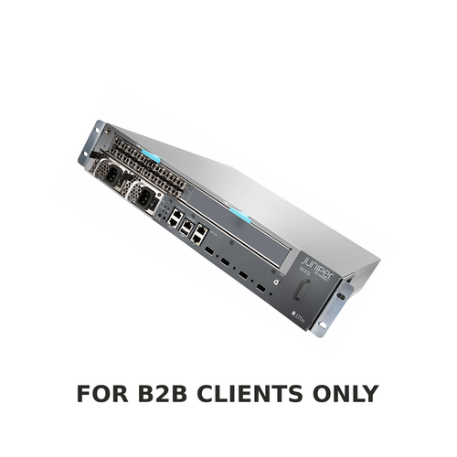 MX5-T // ROUTER JUNIPER Networks MIC-3D-20GE-SFP + MIC-3D-2XGE-XFP Dual PSU - Bild 1 von 5