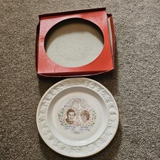 Vintage Charles and Diana Wedding Plate 1981 by Ringtons Limited Palissy