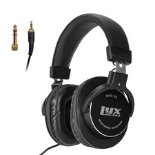 Wired Closed Back Over Ear Studio Headphones With Sound Isolation For Monitoring