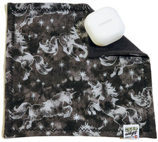 50 WAYS POCKET POCKET HANK Everyday Carry EDC Handkerchief Black Star Unicorn