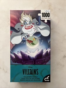 Disney Villains Collectors Puzzle 1000 Pieces NEW SEALED BAG Ursula sea Witch