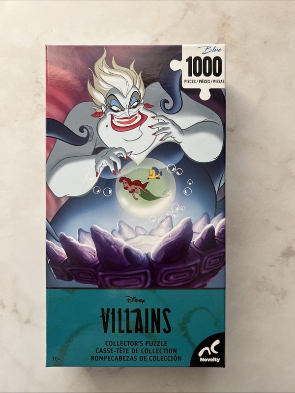 Disney Villains Collectors Puzzle 1000 Pieces NEW SEALED BAG Ursula sea Witch