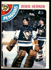 1978-79 O-Pee-Chee Denis Herron . Pittsburgh Penguins #172
