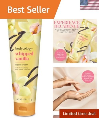 Indulge in Whipped Vanilla Shea Butter Body Cream - 8 oz Ultimate Hydration