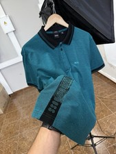     Vintage Hugo Boss Regular Fit Striped Polo T-Shirt Rare Size XL