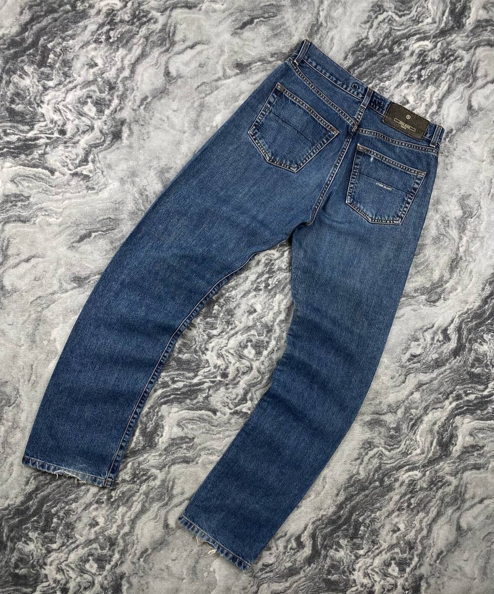Vintage Stone Island Denim Jeans 90s Men Size 30 Blue | eBay