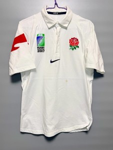 レア イングランド代表 NIKE 2007 ラグビーワールドカップ ラガーシャツ レア イングランド代表 NIKE 2007 ラグビーワールドカップ ラガー