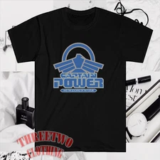 Captain Power Men's Black Size S to 5XL