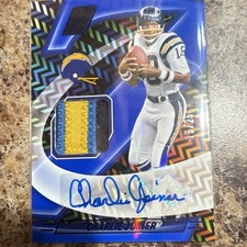 Panini 2024 Zenith Z-Jersey Autographs Charlie Joiner Chargers Auto Patch