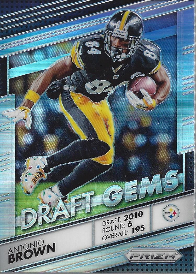 2016 Panini Prizm Draft Gems Prizms #17 Antonio Brown - FB