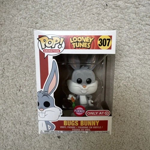 Funko Pop! Animation Bugs Bunny Flocked Looney Tunes Target Exclusive #307