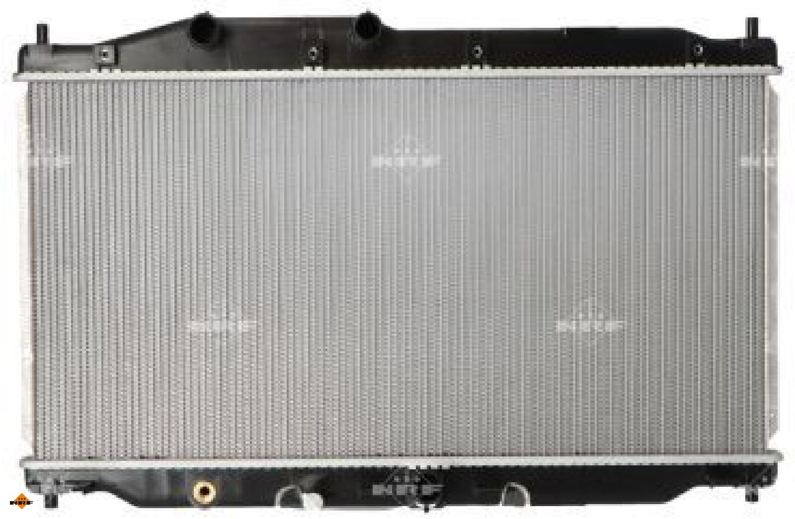 Kühler Motorkühlung Kühlrippen gelötet 632 - 625 mm Alu NRF für HONDA CIVIC - Bild 4