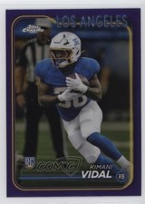 2024 Topps Chrome Rookies Purple Refractor 227/275 Kimani Vidal #265 0rd2