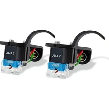 JICO OMNIA J44A 7 DJ IMP SD Turntable Cartridge w/ Headshell and Stylus (Black)