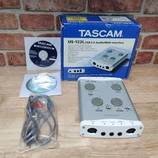 TASCAM US-122L USB 2.0 Audio/MIDI Interface 