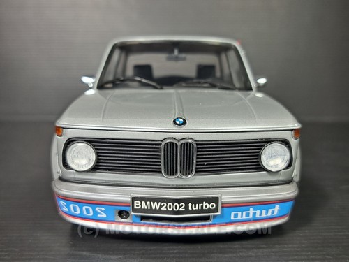 1/18 BMW 2002 Turbo silver Kyosho 8542S original edition NEW 08542S - Imagen 4 de 8