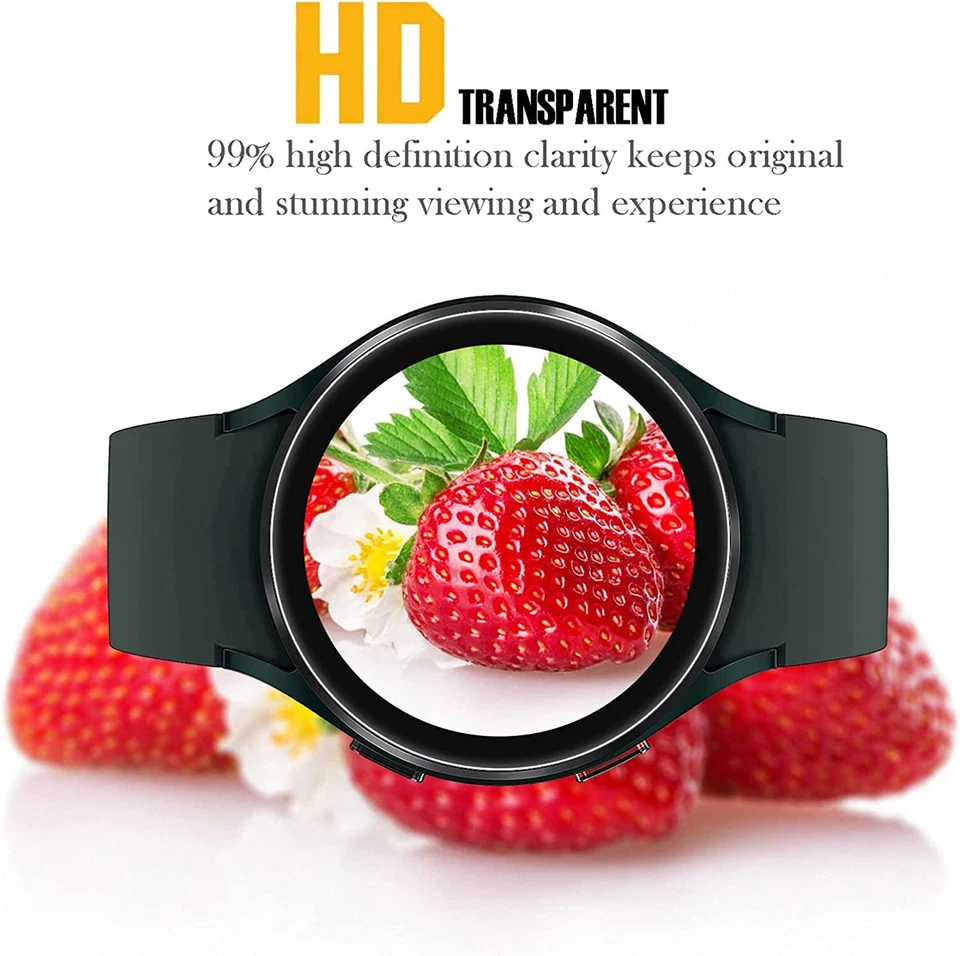 2x Vetro Temperato per Samsung Watch 4 5 6 7 FE 40/41/42/44/45mm Protezione Schermo - Immagine 4 di 4