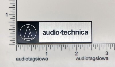 Audio-Technica Badge Silver Aluminum Custom Made - Silver Version