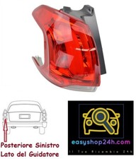 FARO FANALE POSTERIORE ESTERNO SX LED PER PEUGEOT 2008 2013 GRUPPO STOP FANALINO