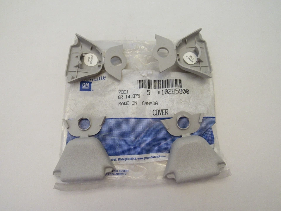 原始设备制造商 1997 - 05 Pontiac Venture Montana 皮带和收回器保护套 灰色 GM 10285900 — 第 3/4 张图片