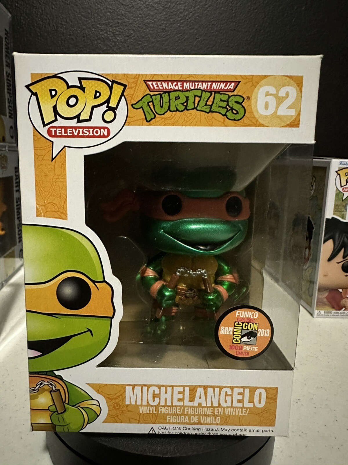 Funko Pop! Vinyl: Teenage Mutant Ninja Turtles - Michelangelo - (Metallic) - San