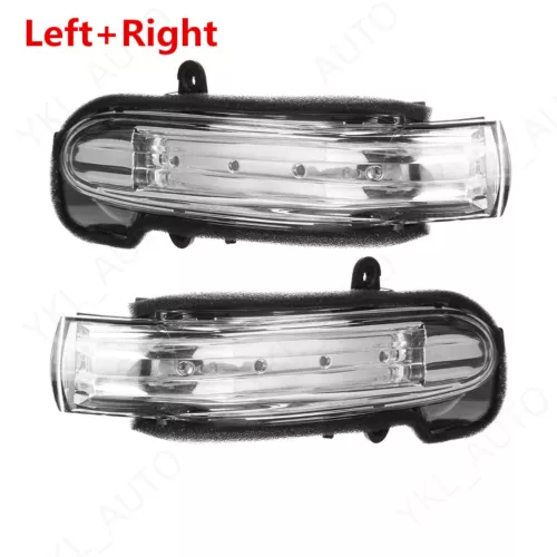 For Mercedes Benz C Class W203 LED Mirror Turn Signal Light Left & Right Kit New - Picture 1 of 13